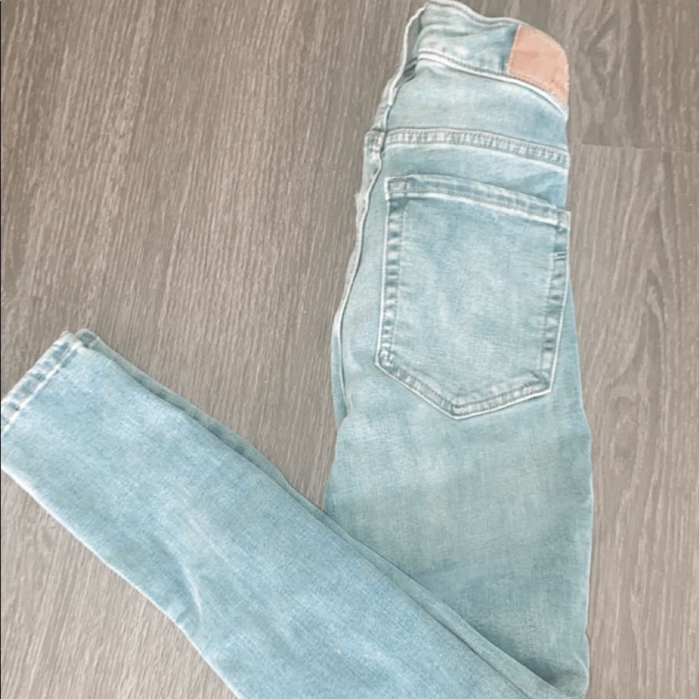 skinny high rise jeans